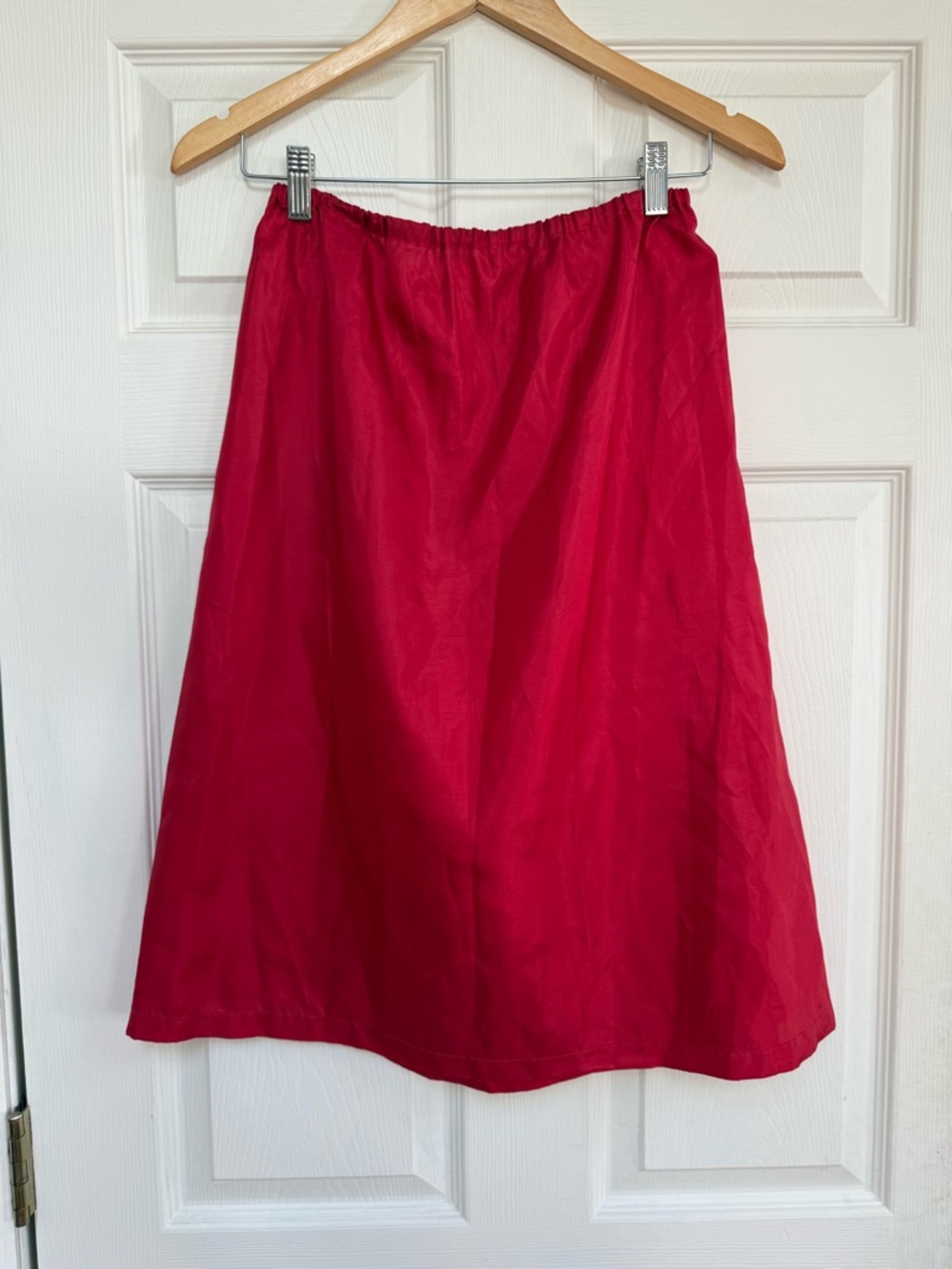 Issey Miyake Red Midi Balloon Skirt - Picture 5 of 7